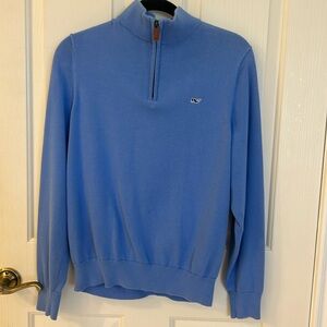 Vineyard Vines Blue quarter zip pull over Men’s Small but fits like XS